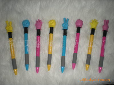 【供應(yīng)手指廣告筆,造型筆,石頭剪子布,展示盒包裝】價(jià)格,廠家,圖片,圓珠筆、原子筆,桐廬萊雅文教用品-